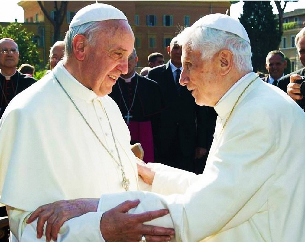 Papież Franciszek i Benedykt XVI