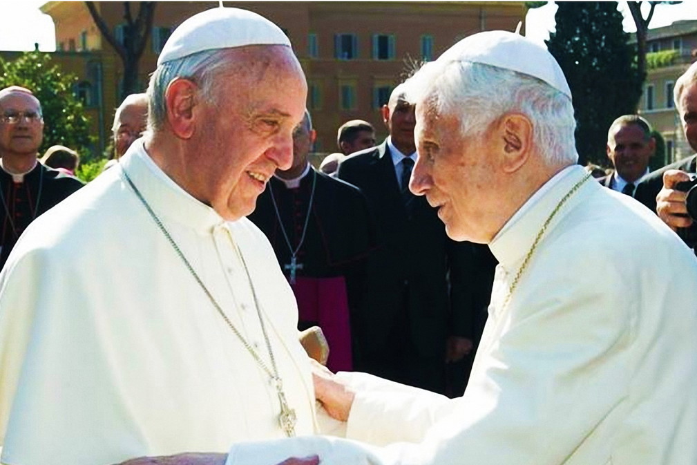Papież Franciszek i Benedykt XVI
