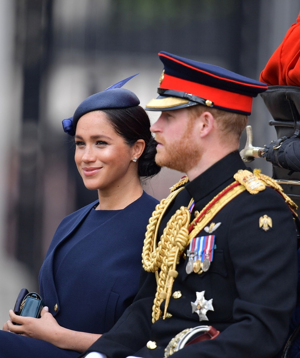 Brytyjska rodzina królewska podczas ?wi?ta Trooping the Colour