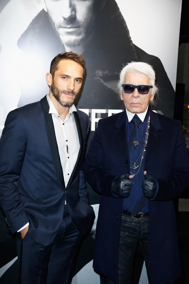 'Karl Lagerfeld Homme' : Opening Boutique At Rue Marbeuf In Paris
