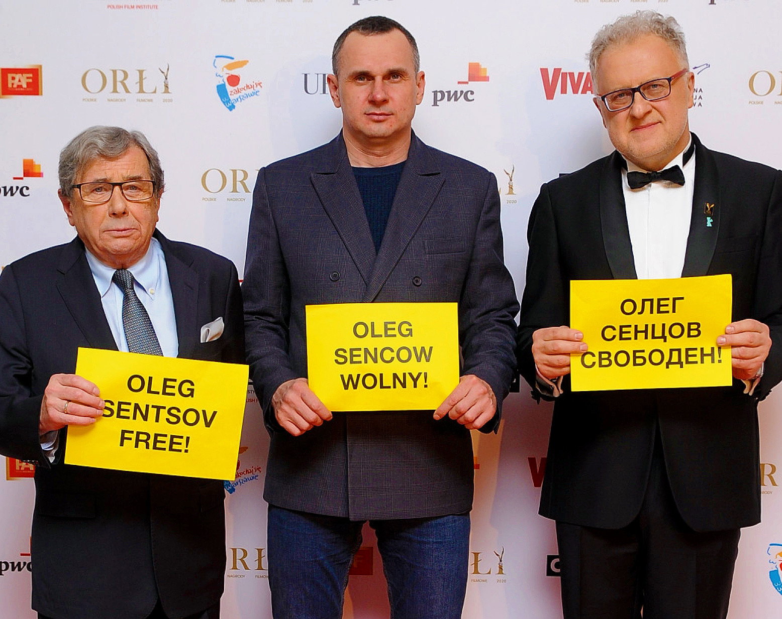 Oleg Sencow, Orły 2020, Janusz Gajos, Dariusz Jablonski