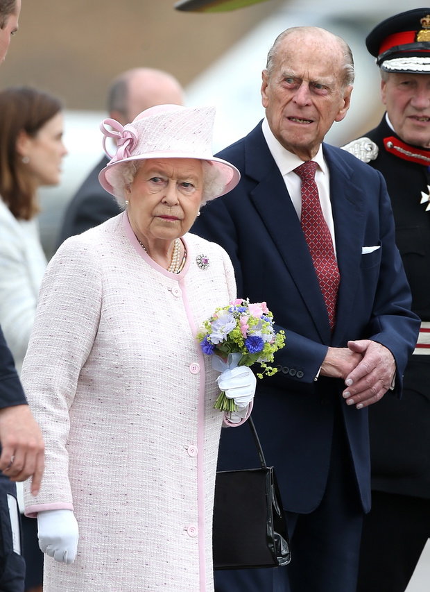 The Queen &amp; Duke Of Edinburgh Open New Base Of East Anglian Air Ambulance At Cambridge Airport