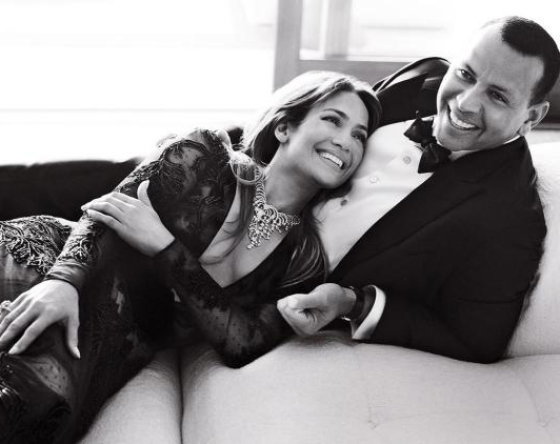 Jennifer Lopez i Alex Rodriguez na okładce Vanity Fair