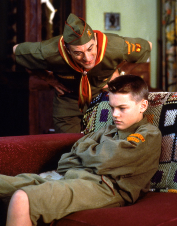 On the set of This Boy's Life