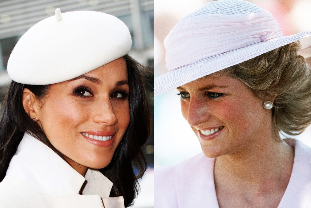 Księżna Diana, księżna Meghan, Diana i Meghan, sukienki księżnej Diany