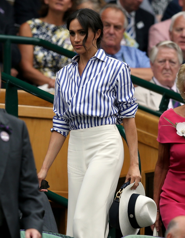 Ksi??ne Catherine i Meghan na Wimbledonie 2018
