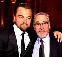 Leonardo DiCaprio, Robert De Niro, 2016 amfAR New York Gala