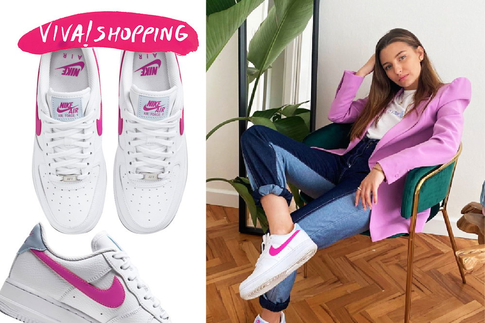 Trendy_wiosna_lato_2020_Julia_Wieniawa_w_zjawiskowych_sneakersach_Nike_podobne_kupisz_na eobuwie.pl_za 179_zł