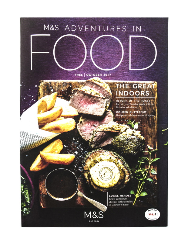 Marks And Spencer Adventures in Food Magazine front cover The Gr