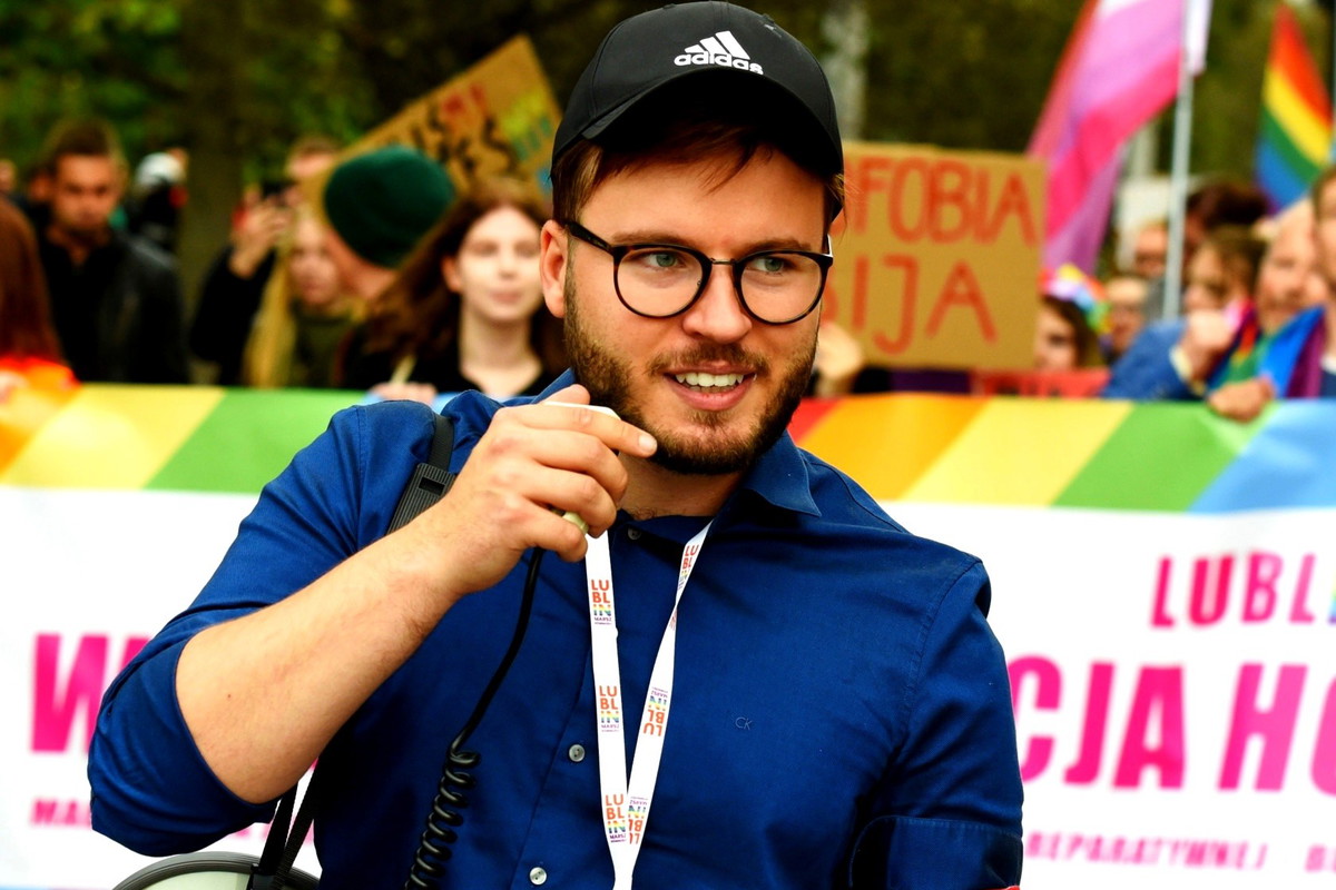 Bartosz Staszewski, aktywista LGBT