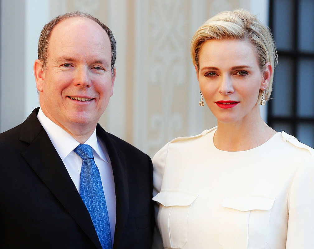 Księżna Charlene, książę Albert, monakijska rodzina królewska