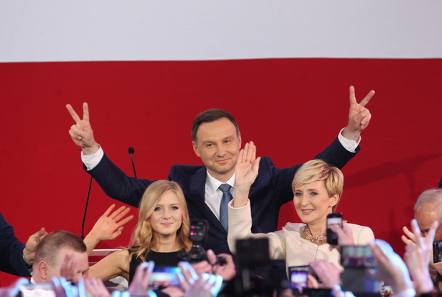 Wieczór wyborczy Andrzeja Dudy