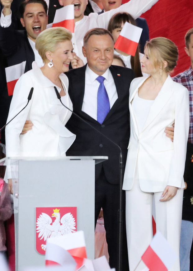 Wieczór wyborczy Andrzeja Dudy