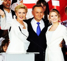 Agata Duda, Andrzej Duda,Kinga Duda, wybory 2020