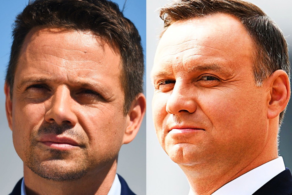 Trzaskowski, Duda, uzupełnienie starej sklejki