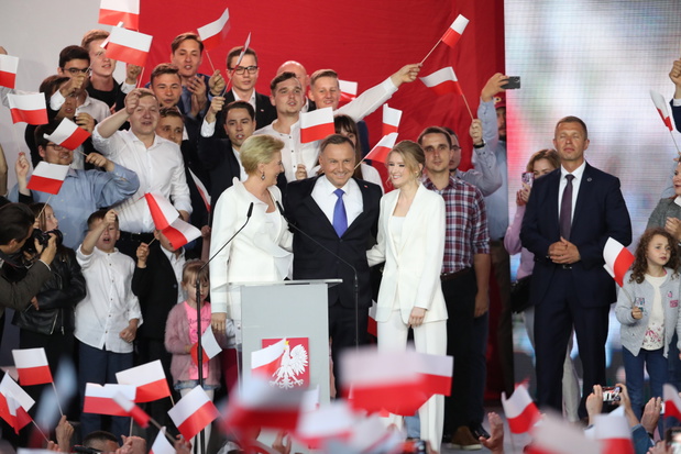 Wieczór wyborczy Andrzeja Dudy