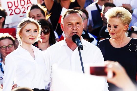 Andrzej Duda, Kinga Duda, Agata Duda, 2020