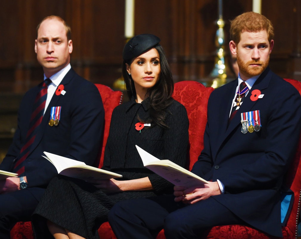 Książę William obraża księżną Meghan przez spór z księciem Harrym