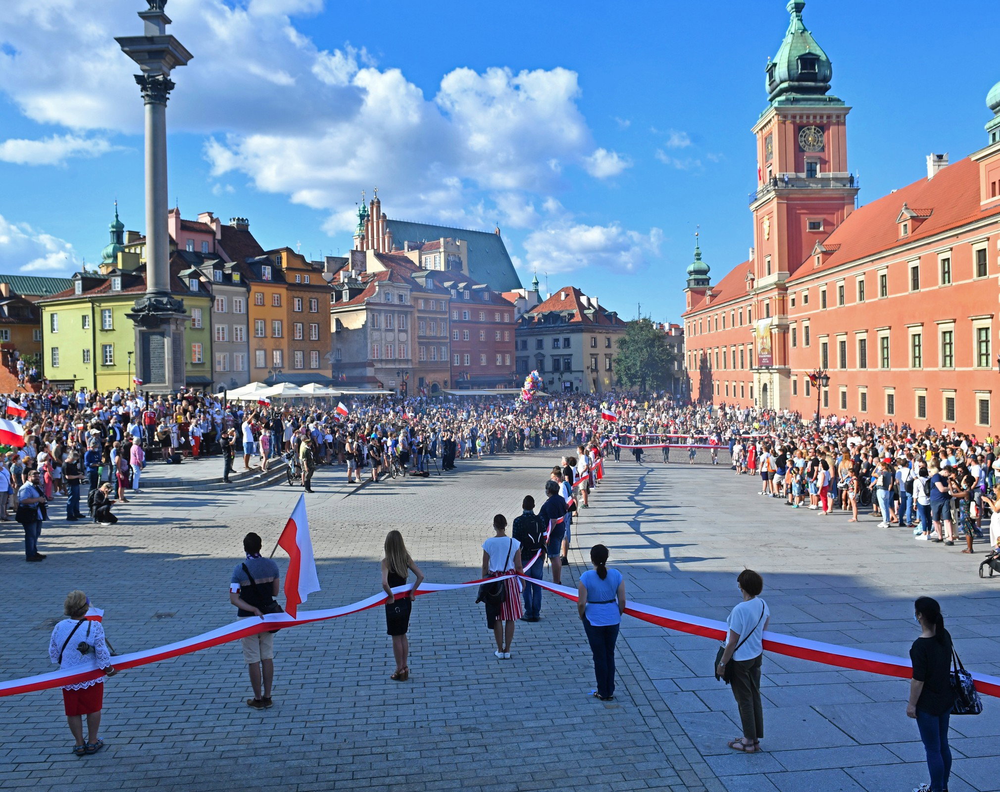 Powstanie Warszawskie, obchody 2020, Plac Zamkowy