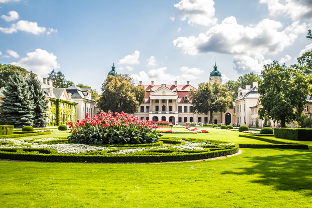 Kozłowka Palace (Zamoyski Palace) in Kozłówka, Lubartów County in Lublin Voivodeship in eastern Poland