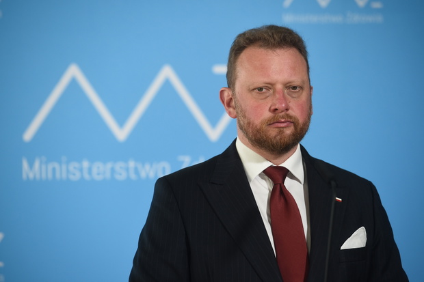 Konferecja ministra zdrowia ?ukasza Szumowskiego