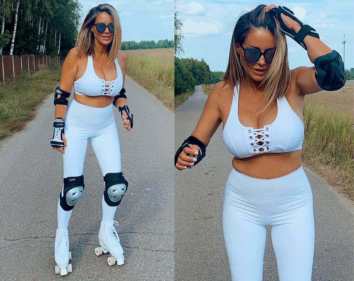 malgorzata-rozenek-w-sportowej-stylizacji-na-wrotkach-pokazala-brzuch-po-ciazy