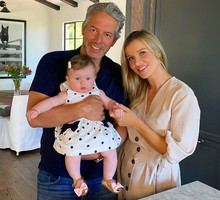 Joanna Krupa z córką i mężem