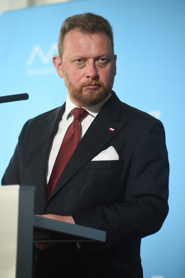 Konferecja ministra zdrowia ?ukasza Szumowskiego