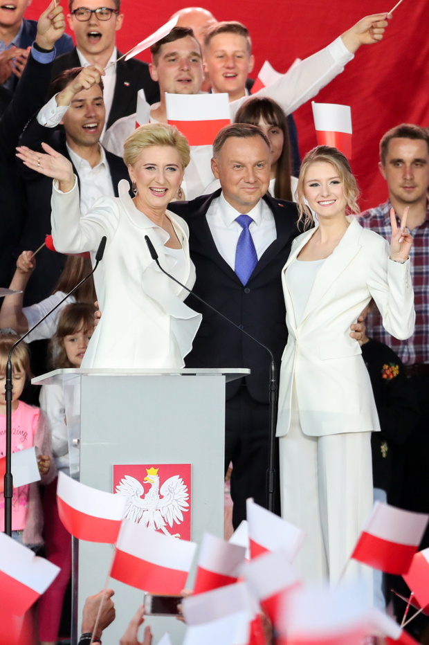 Wieczór wyborczy Andrzeja Dudy