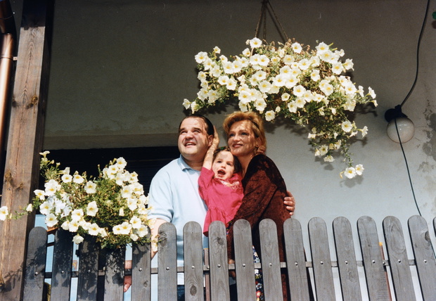 Cezary Zak z rodzina, 1998