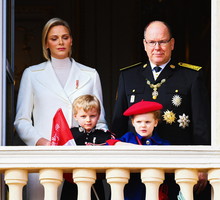 Księżna Charlene, książę Albert, monakijska rodzina królewska