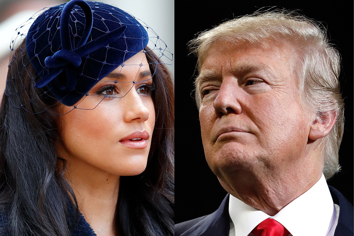 Księżna Meghan, Donald Trump