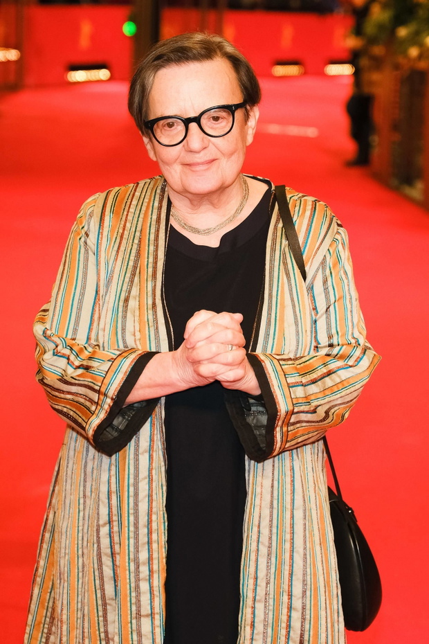 Director Agnieszka Holland poses on the red carpet at CHARLATAN screening for the 70th Berlin International Film Festival ( Berlinale ) on Thursday 27 February 2020