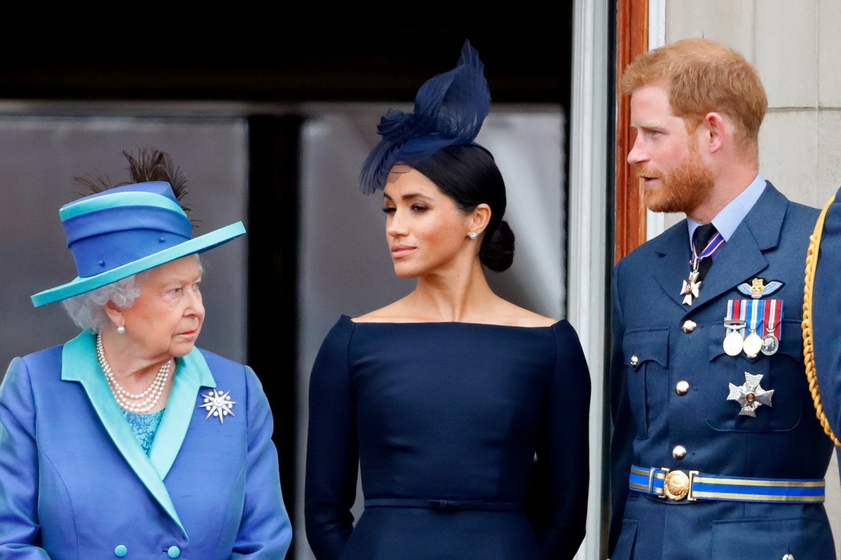 Książę Harry, Meghan, Królowa Elżbieta II