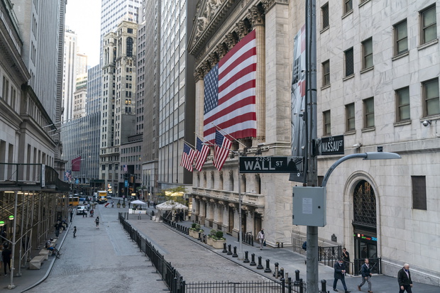 General view of (new york stock exchange) NYSE on the day