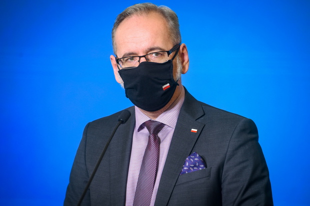 Konferencja ministra zdrowia Adama Niedzielskiego