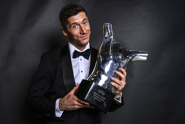 Robert Lewandowski Pi?karzem Roku UEFA