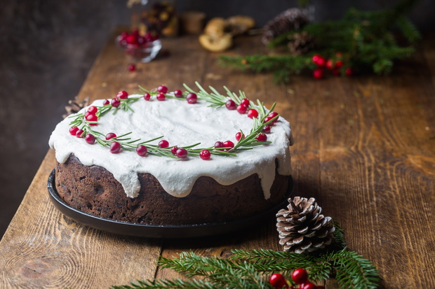 Traditional Christmas cake