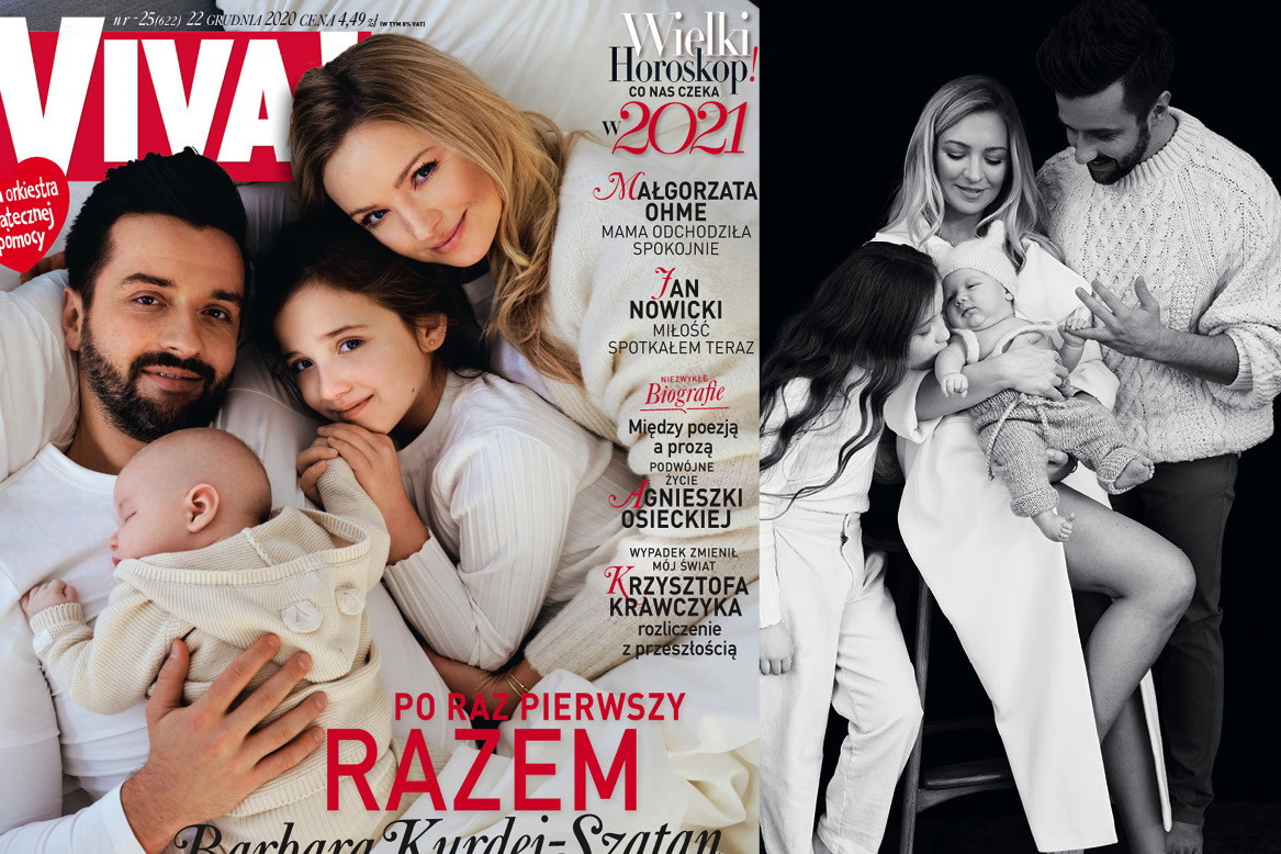 Barbara Kurdej-Szatan, Rafał Szatan z dziećmi VIVA! 25/2020