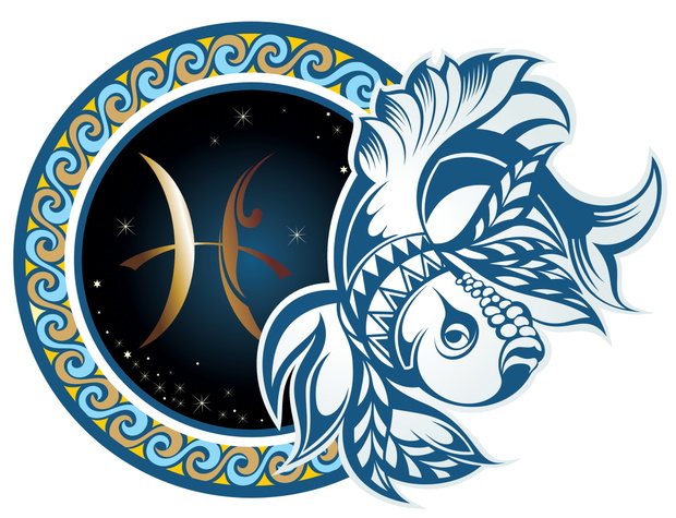 Pisces. Zodiac sign.