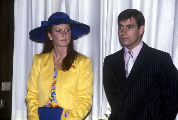 Sarah, Duchess Of York With Prince Andrew, Duke Of York, Watching A Fashion Show At The Royal York Hotel In Ontario, Canada.