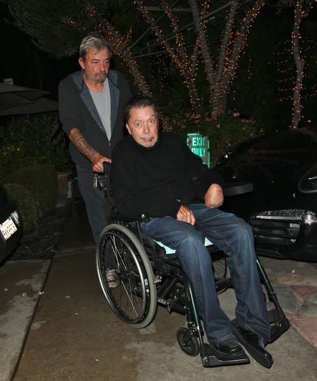 Tim Curry Does Christmas Eve Dinner at Ago In a Wheel Chair.   - Tim Curry