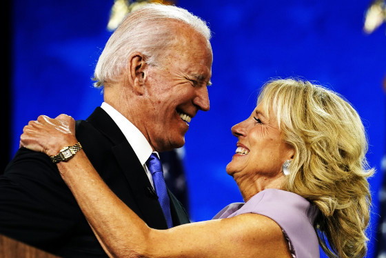Jill Biden, Joe Biden, 2020