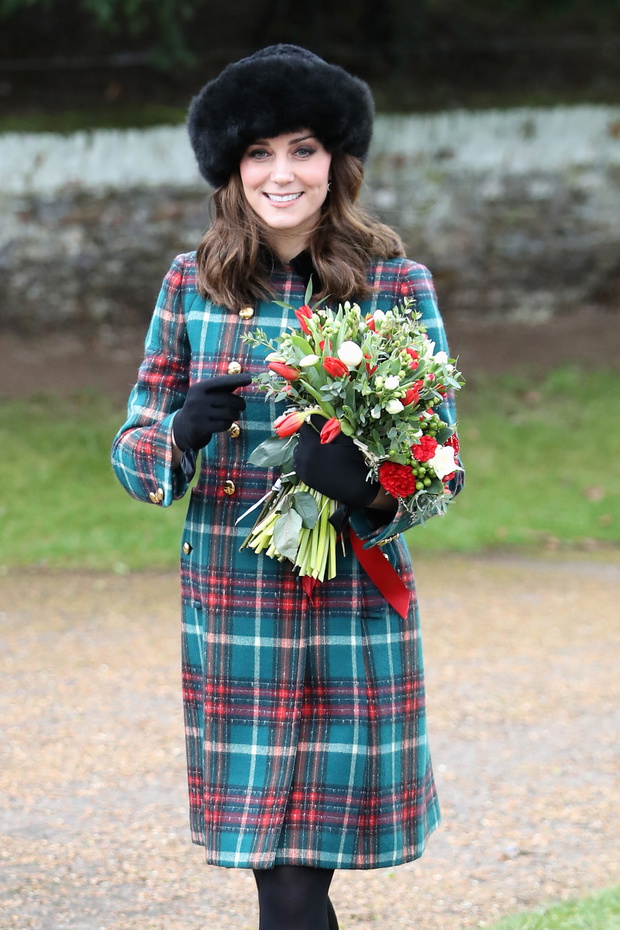 Members Of The Royal Family Attend St Mary Magdalene Church In Sandringham
