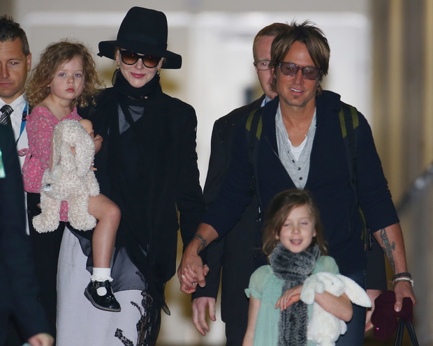 Nicole Kidman Arrives In Sydney