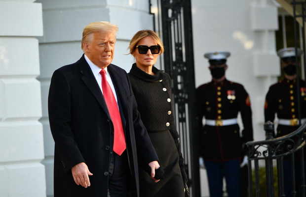 Donald i Melania Trump opuszczaj? Bia?y Dom