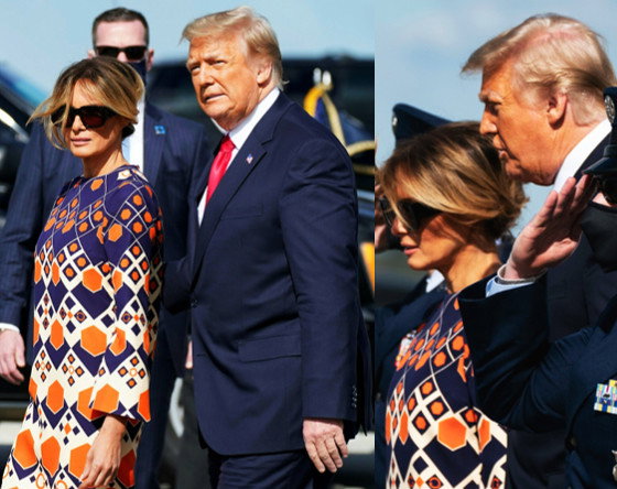 Donald Trump, Melania Trump na Florydzie, 20.01.2021 rok