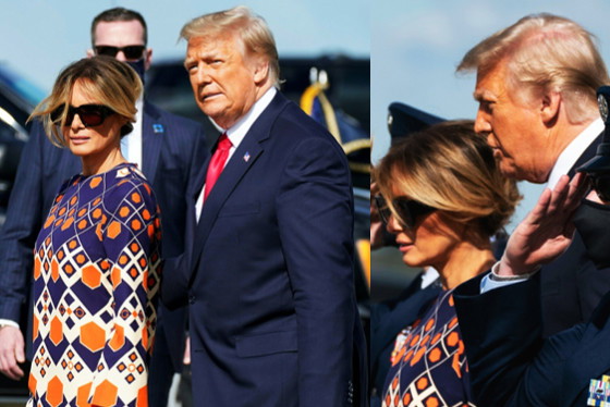 Donald Trump, Melania Trump na Florydzie, 20.01.2021 rok