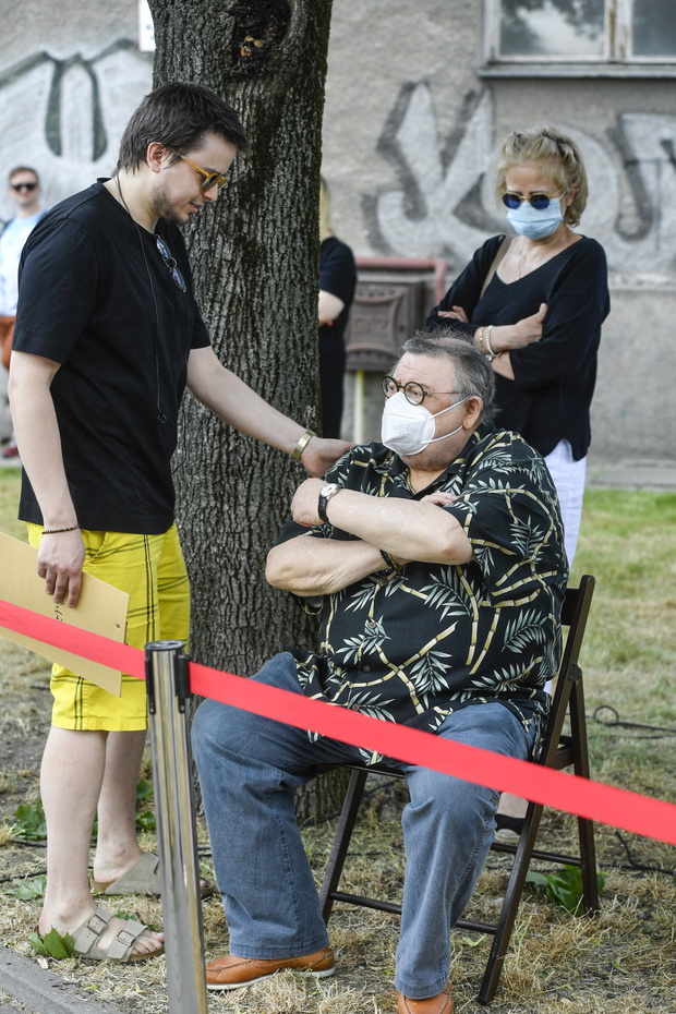 scena z: Marcin Mann, Wojciech Mann, fot. Piętka Mieszko/AKPA