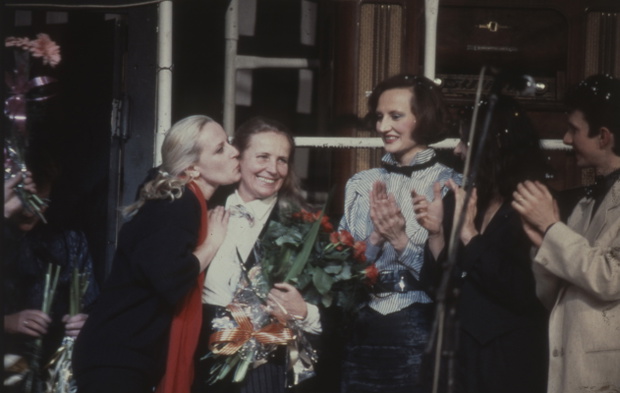 Agnieszka Osiecka i Krystyna Janda